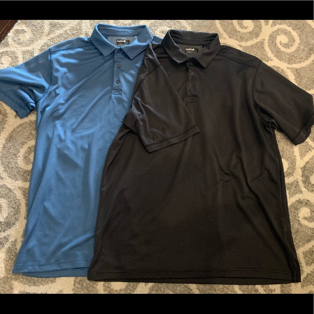Two Bolle polo shirts. XL